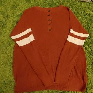 Henley Sweaters 2 Ribbed one normal